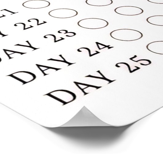 Poster Soft 75 Challenge Habit Tracker (Coin)