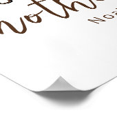 Poster Soft Bear Mom Baby First Mothers Day Calm Love Art (Coin)