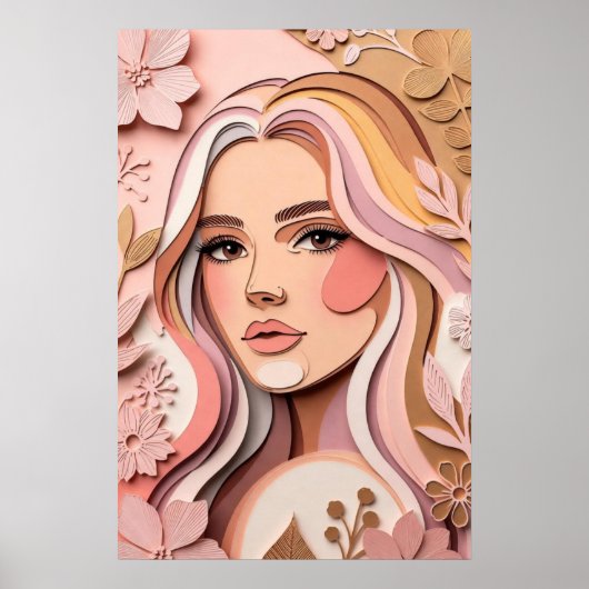 Poster Soft Bloom Muse (Devant)