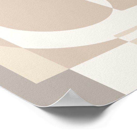 Poster Soft Geometric Blocks – Simple and Sleek (Coin)