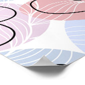 Poster Soft Hearts : Continuous Line Valentine's (Coin)