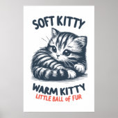 Poster Soft Kitty (Devant)