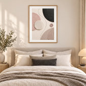 Poster Soft Orbit | Minimal Abstract Plaster Art Print