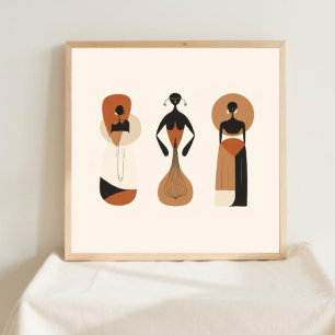 Poster Soft Power – Minimalisme Féminin d'Art Mural VIII
