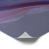 Poster Soft Rainbow Flower Waves – Dreamy Surreal Bloom (Coin)