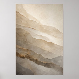 Poster Soft Strata — Aurema (Portrait)