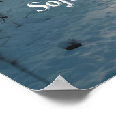 Poster Soft Winter Light – Minimalist Calm Art Print (Coin)