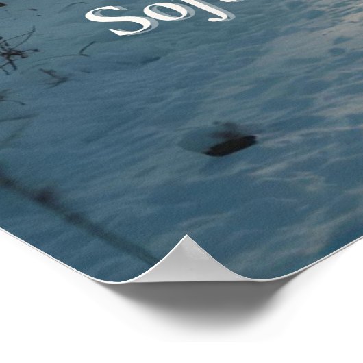 Poster Soft Winter Light – Minimalist Calm Art Print (Coin)