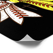 Poster Softball Baseball Mom Bow Christian With Man This  (Coin)