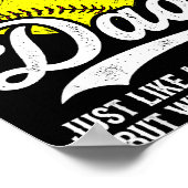 Poster Softball Dad Like Baseball But With Bigger Funny (Coin)