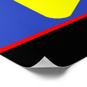 Poster Softball Girls Star Batter Swing Personnalisé (Coin)