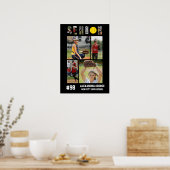 Poster Softball Senior Night Graduation Player (Cuisine)