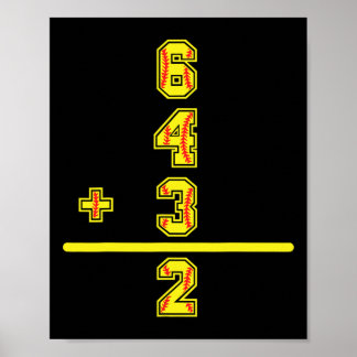 Poster Softll 6 4 3 Double Play Tournez Deux