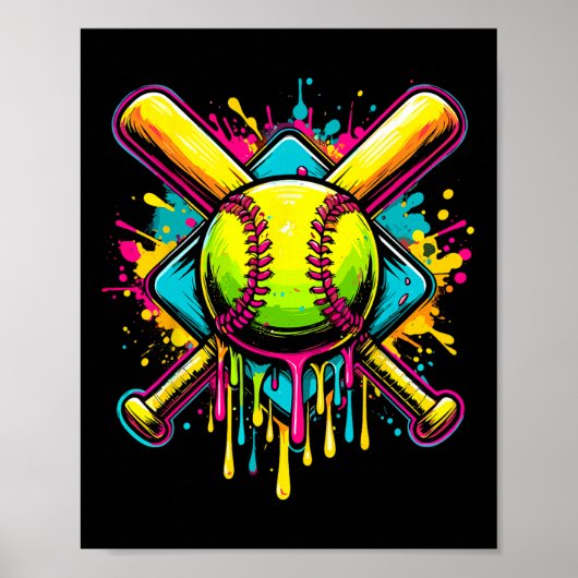 Poster Softll Girl Just A Girl Who Loves Softll  (Devant)