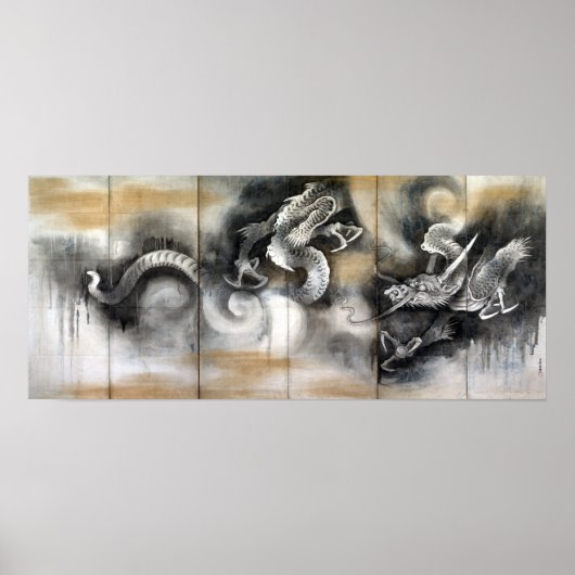 Poster Soga Nichokuan Dragon et Tigre (Devant)