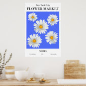 Poster SOHO du marché aux fleurs de New York (Cuisine)