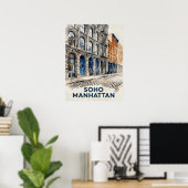 Poster SoHo Manhattan (Bureau à domicile)