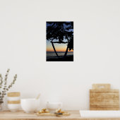 Poster Soies aériennes au coucher du soleil Vertical (Cuisine)