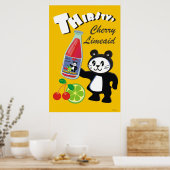 Poster Soif ? Happy Pandy Cherry Limeaid (Cuisine)