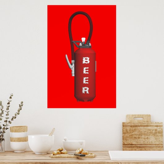 Poster Soif Quencher Beer (Cuisine)