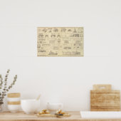 Poster Soins aux malades, blessés (Cuisine)