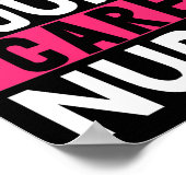 Poster Soins de la blessure Infirmière Infirmière de l'éc (Coin)