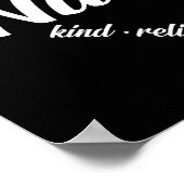 Poster Soins de santé mentale Infirmière Coeur Mot Cloud (Coin)