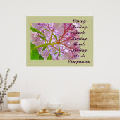 Poster Soins Guérison Touch Healing Hands Mots Guérison (Cuisine)