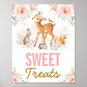 Poster Soins sucrés / Fête des animaux de bois