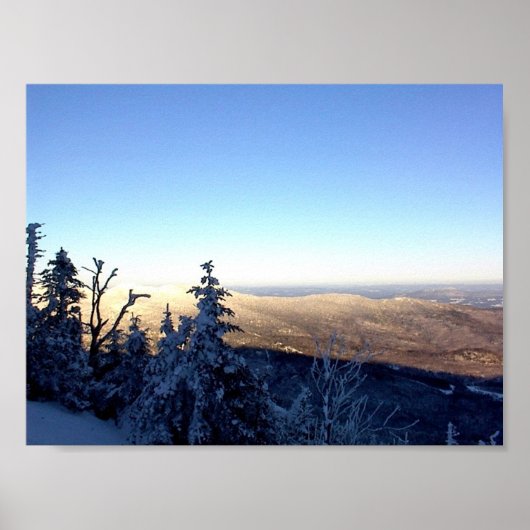 Poster Soirée à la montagne (Devant)