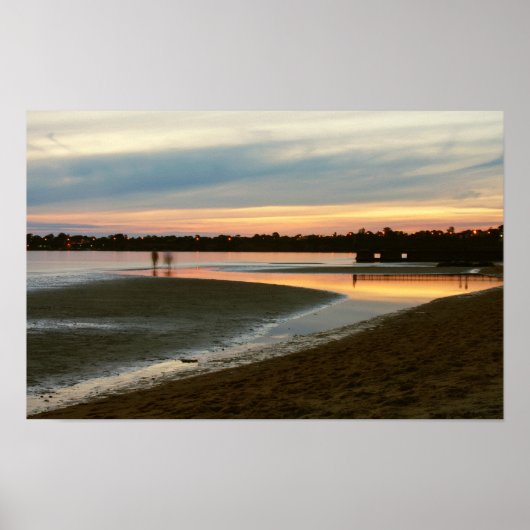 Poster Soirée à la plage (Devant)