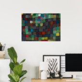 Poster Soirée à N par Paul Klee (Bureau à domicile)