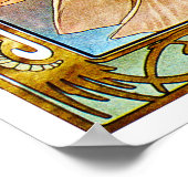 Poster Soirée, Alphonse Mucha (Coin)