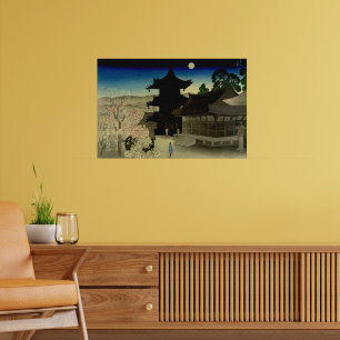 Poster Soirée au Kiyomizu-dera, Miki Suizan, 1924