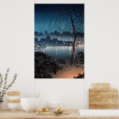 Poster Soirée au parc Ueno par Tsuchiya Koitsu (Cuisine)