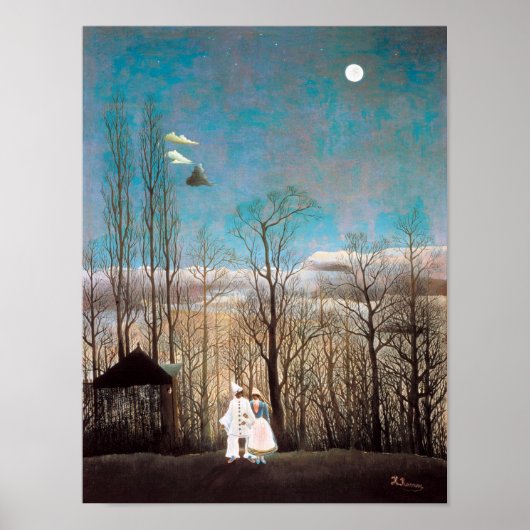 Poster Soirée Carnaval, Rousseau (Devant)