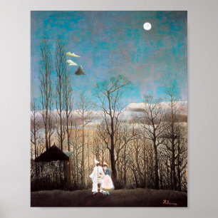 Poster Soirée Carnaval, Rousseau