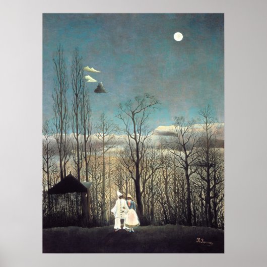 Poster Soirée carnavalesque par Henri Rousseau (Devant)