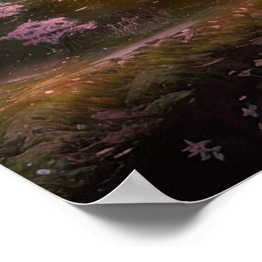 Poster Soirée Cerise Fleur (Coin)