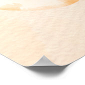 Poster Soirée d'anniversaire à l'ours en peluche sucré pe (Coin)