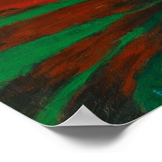 Poster Soirée d'automne | Emil Nolde | (Coin)