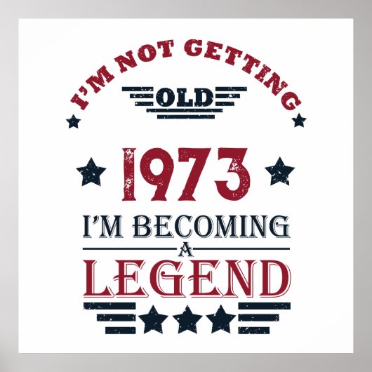 Poster Soirée de 50 ans vintage personnalisée (Devant)