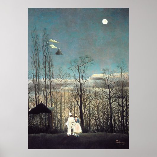 Poster Soirée de Carnaval par Henri Rousseau (Devant)