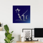 Poster Soirée de Noël Sapphire (Bureau à domicile)