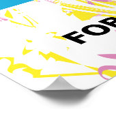 Poster Soirée de peinture fête d'anniversaire (Coin)