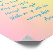 Poster Soirée de prière du Gardien Angel Boy (Coin)