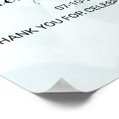 Poster Soirée de répétition d'Eucalyptus Rose violet (Coin)