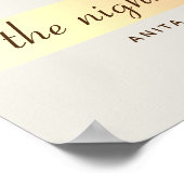 Poster Soirée de répétition d'or (Coin)