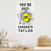 Poster Soirée des finissants de softball (Cuisine)