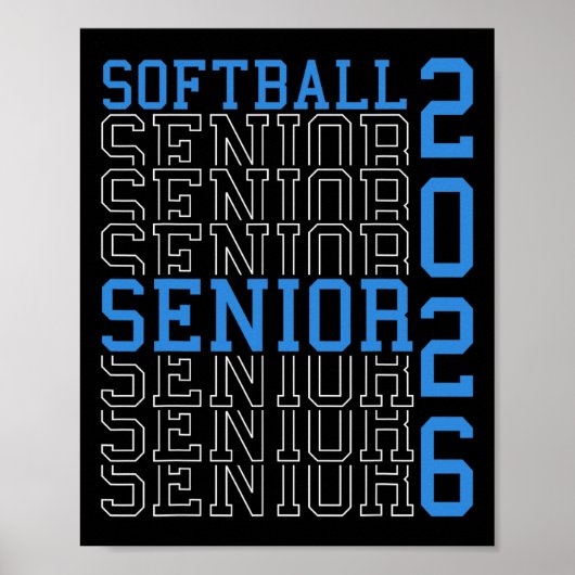Poster Soirée des finissants de softball 2026 (Devant)